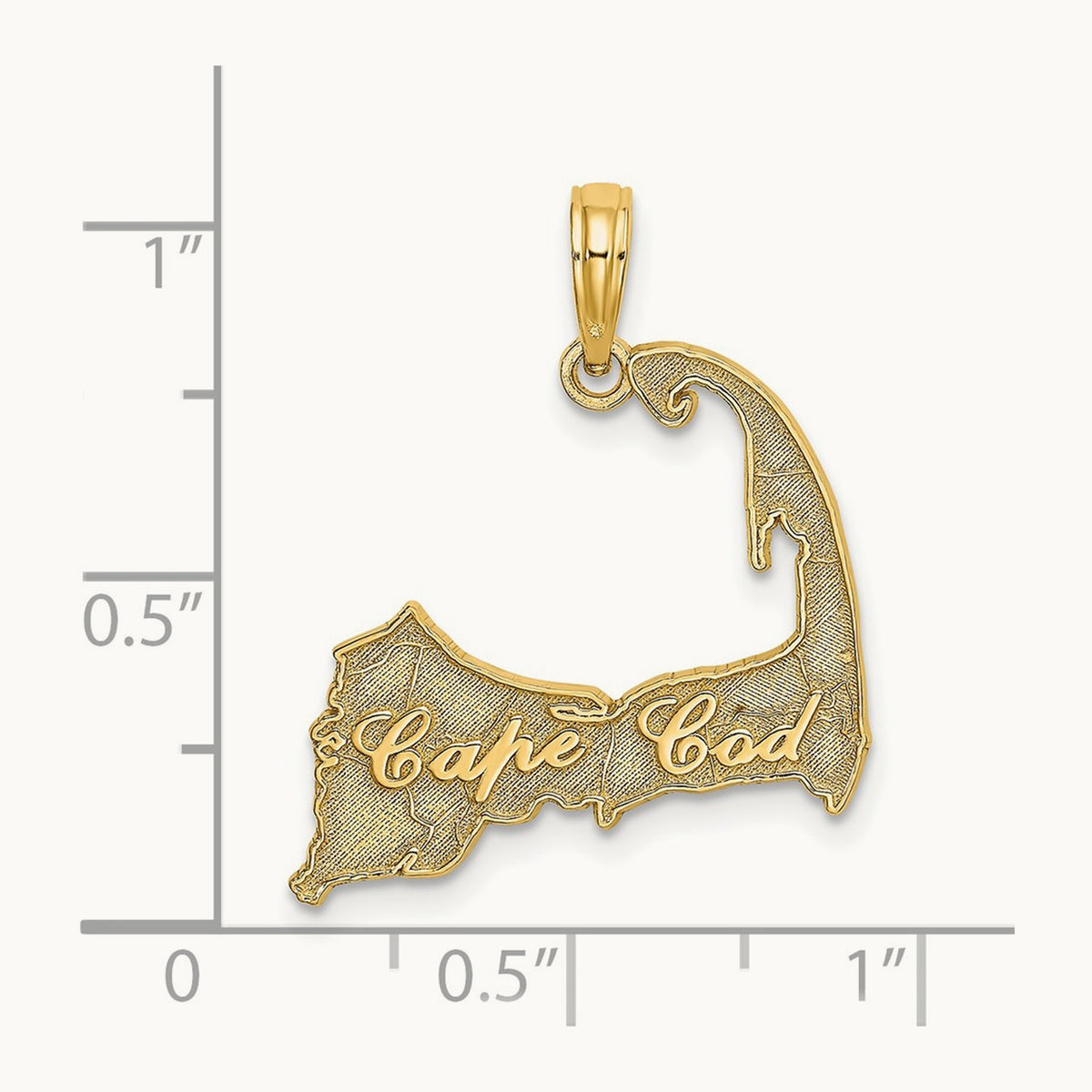 CAPE COD Map Charm — 24mm