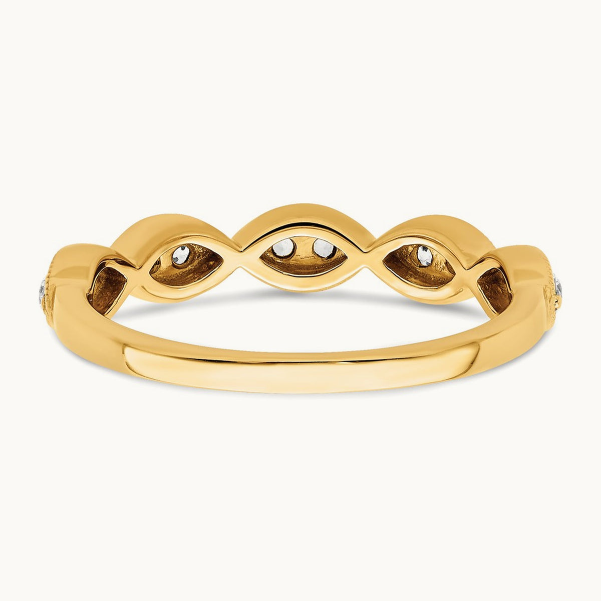 Ring, 0.25 ct tw Lab-Grown Diamond — 14K Yellow Gold