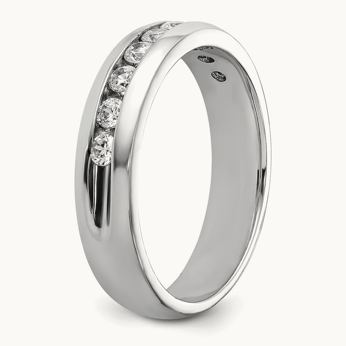9 Stone Men's Ring, 0.50 ct tw Lab-Grown Diamond