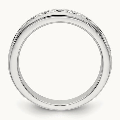 10- Stone Ladies Band Mounting, 2.9mm, 14K White Gold