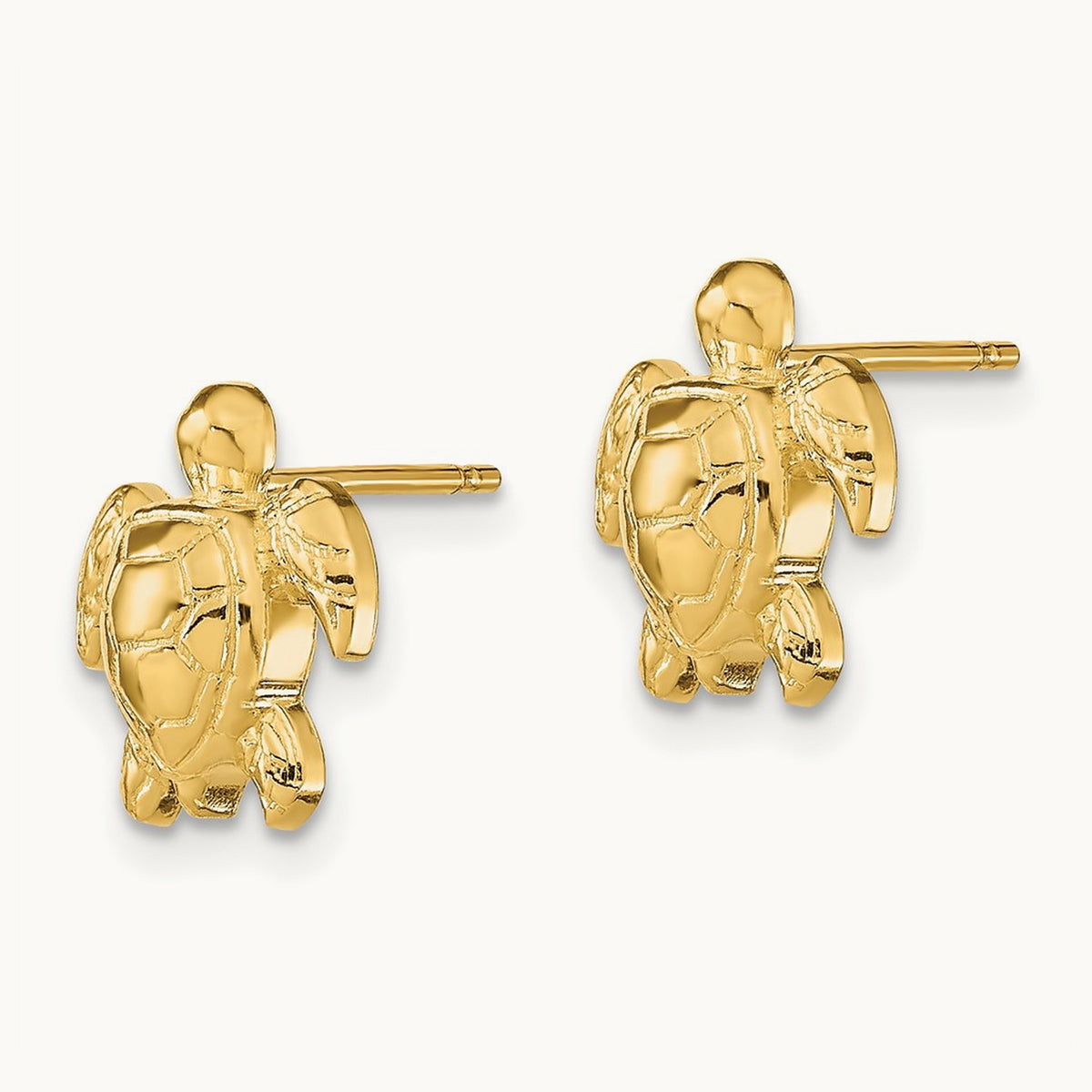 Turtle Post Earrings — photo set