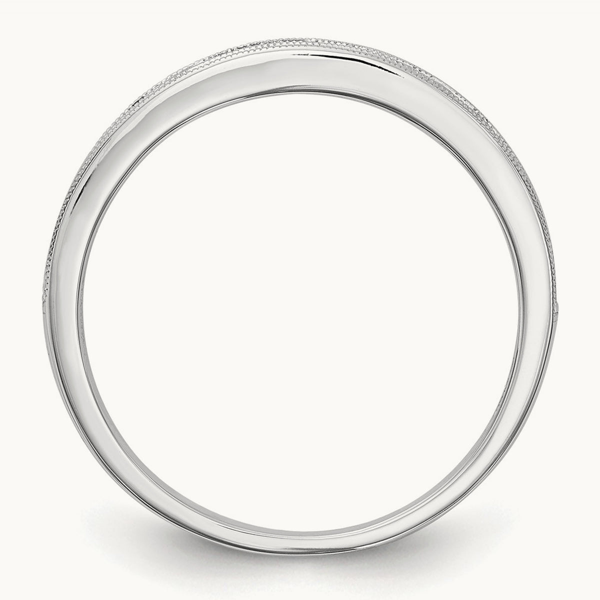 Pink Sapphire Band, 14K White Gold