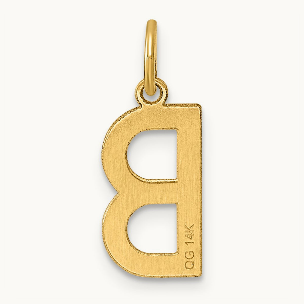 Initial Pendant, 14K Yellow Gold