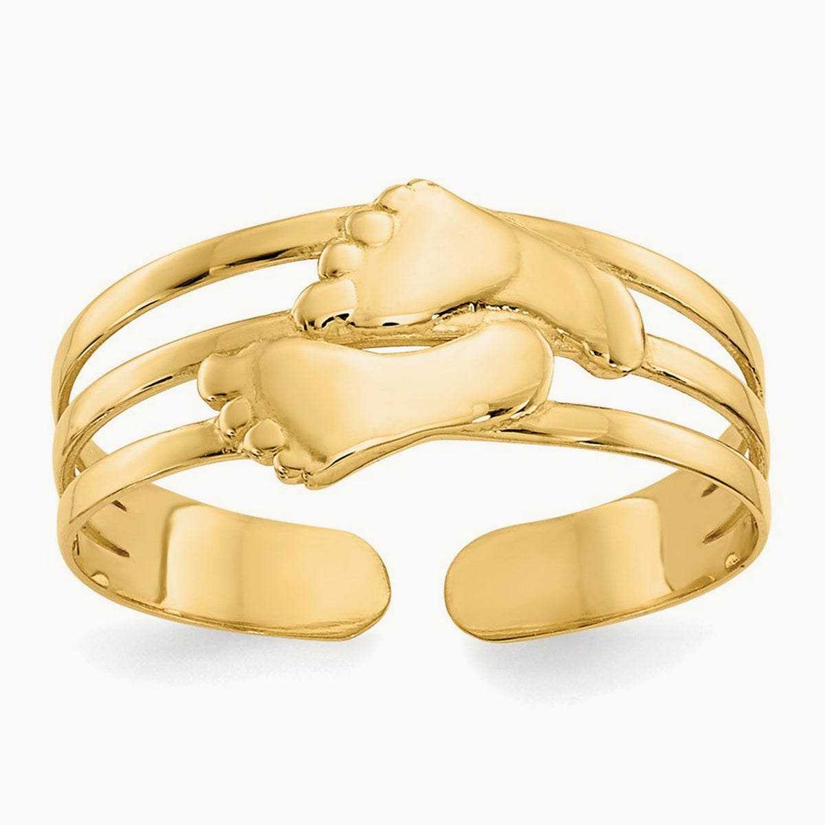 Bare Feet Toe Ring, 14K