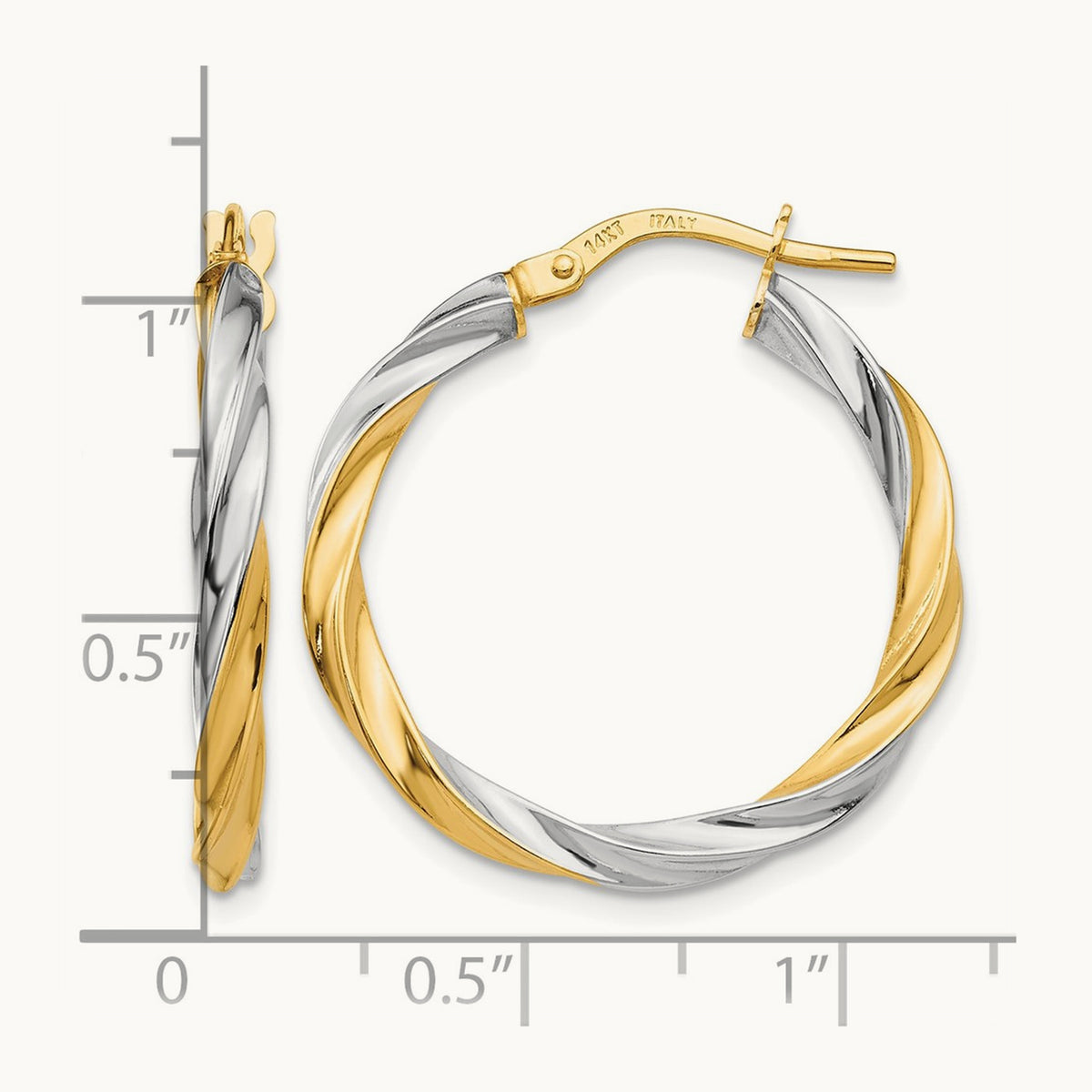 & Twisted Hoop Earrings — photo set