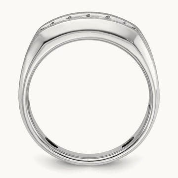 5 Stone Men's Ring, 0.50 ct tw Lab-Grown Diamond