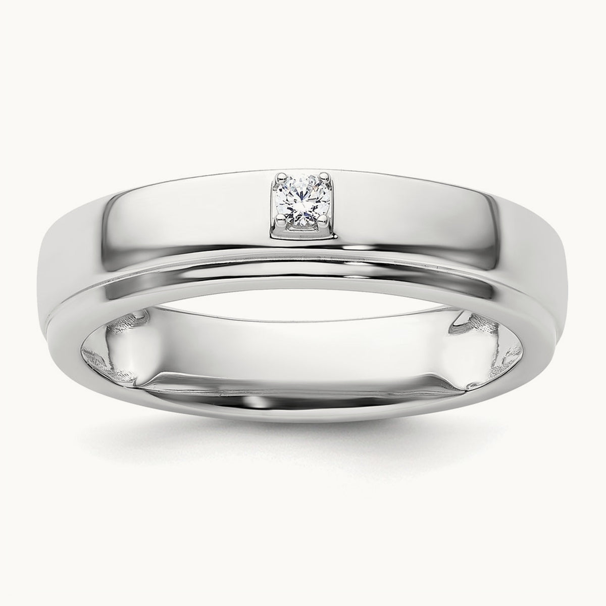 Diamond Mens Complete Wedding Band — photo set