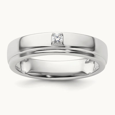 Diamond Mens Complete Wedding Band — photo set