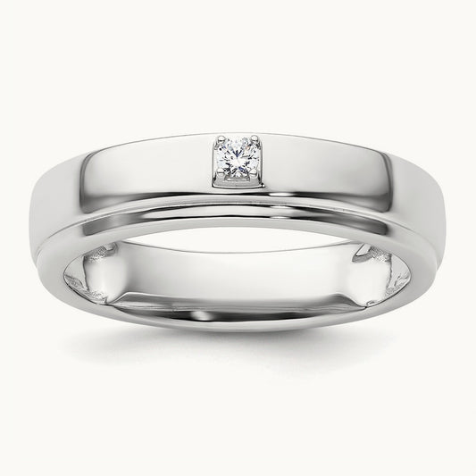 Diamond Mens Complete Wedding Band — photo set