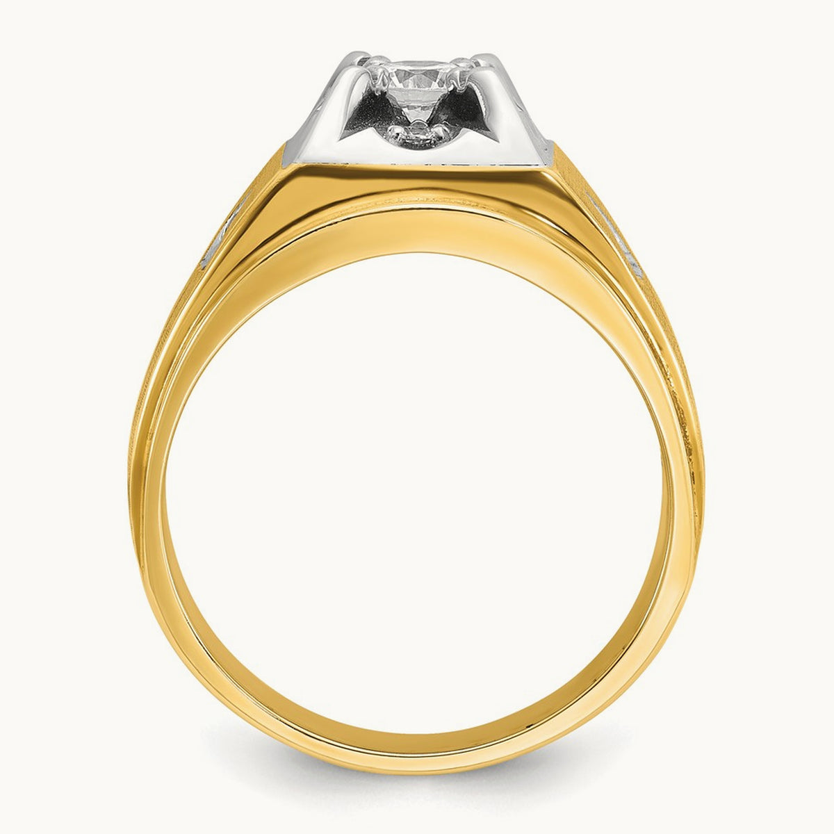 Men's Ring, 0.75 ct tw Lab-Grown Diamond