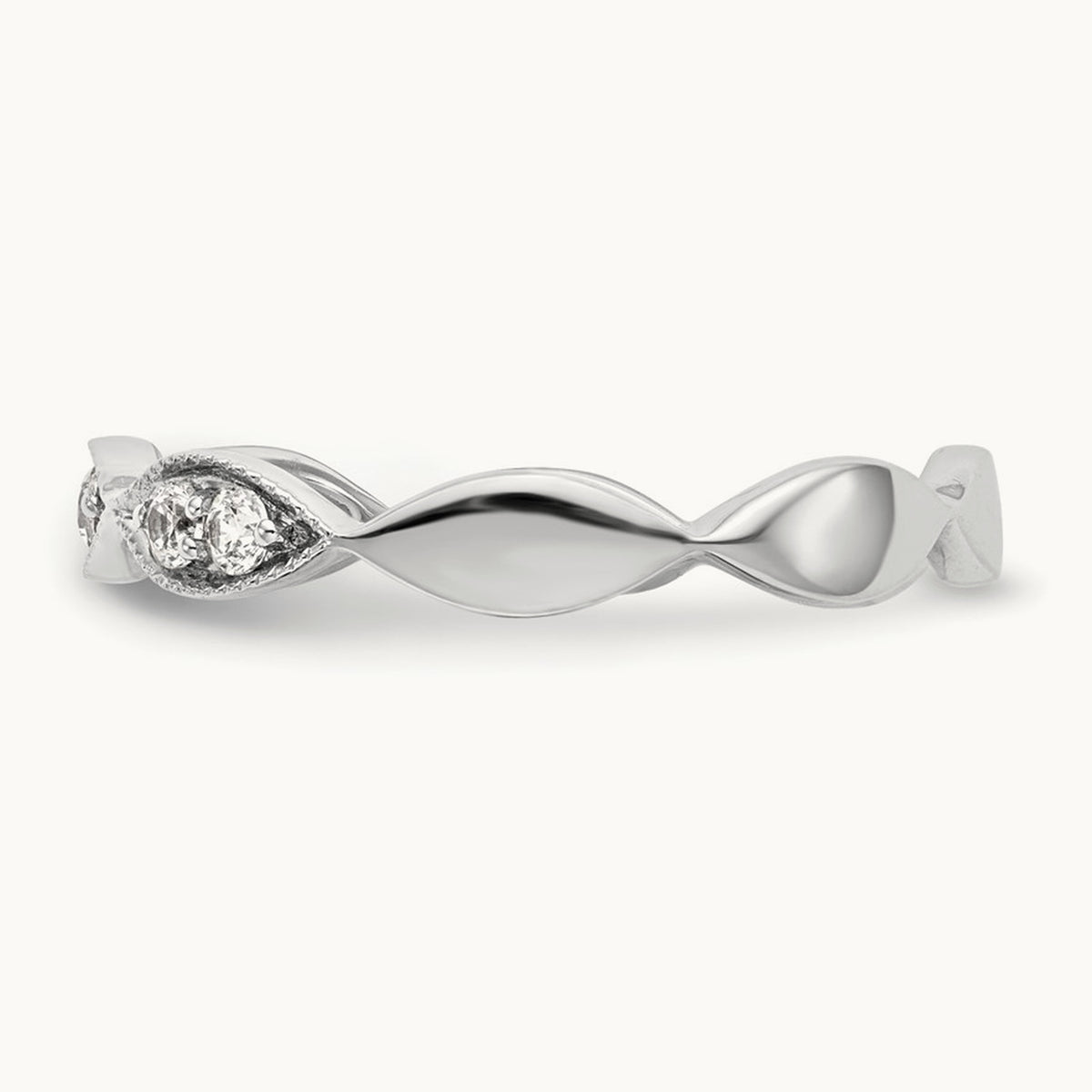 Diamond Band, 14K White Gold