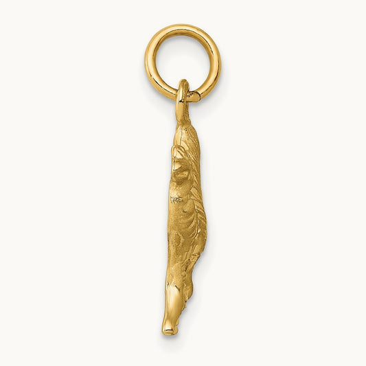 Camel Charm, 14K