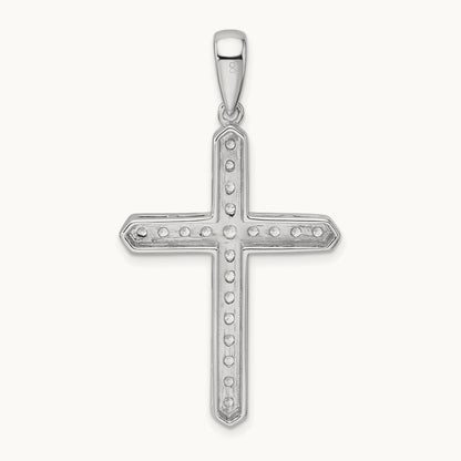 Cross Pendant, 0.75 ct tw Lab-Grown Diamond