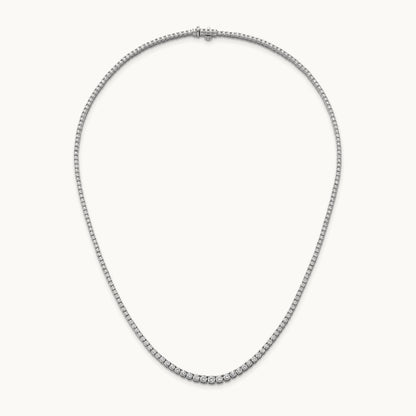 Graduated Tennis Necklace, 5.50 ct tw Lab-Grown Diamond