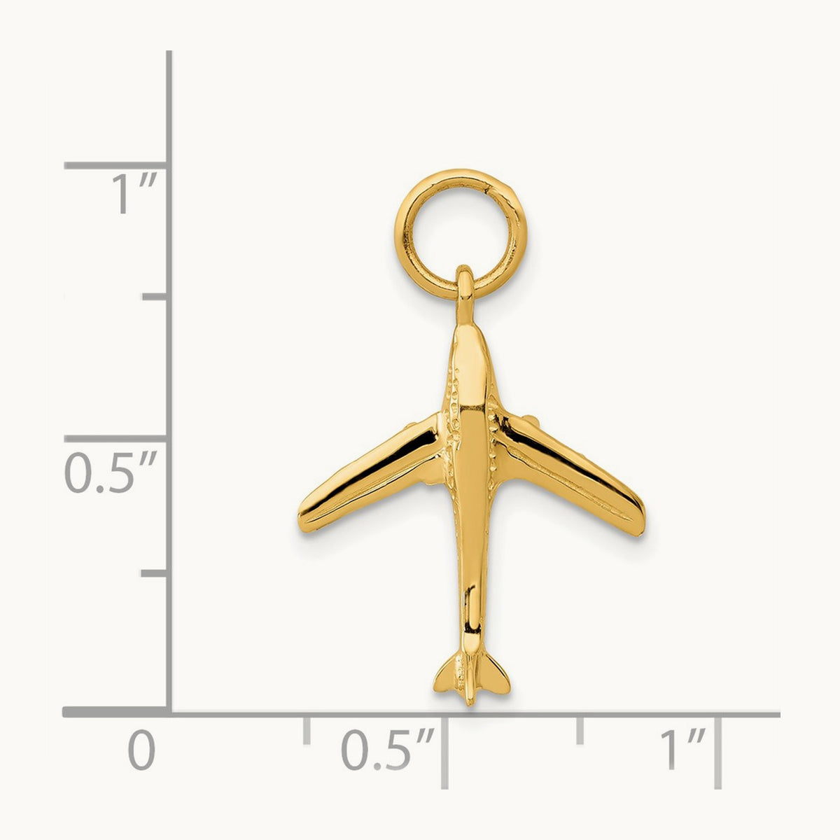 3D Jet Charm, 14K