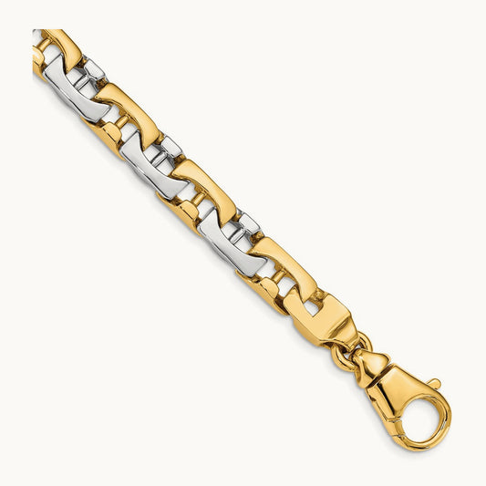 Hand-polished Fancy Link Bracelet — photo set