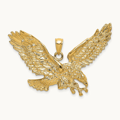 Eagle with Beak Touching Claws Charm — 40.2mm