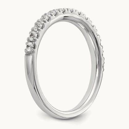 Diamond Wedding Band, 14K White Gold