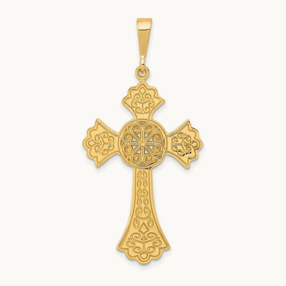 Celtic Cross Pendant, 14K