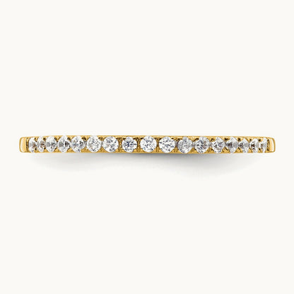 Wedding Band, 0.15-0.25 ct tw Lab-Grown Diamond — 1/6 ct, 14K Yellow Gold