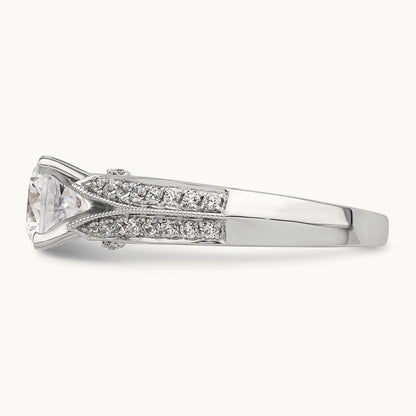 Semi-Mount Engagement Ring, 0.25 ct tw