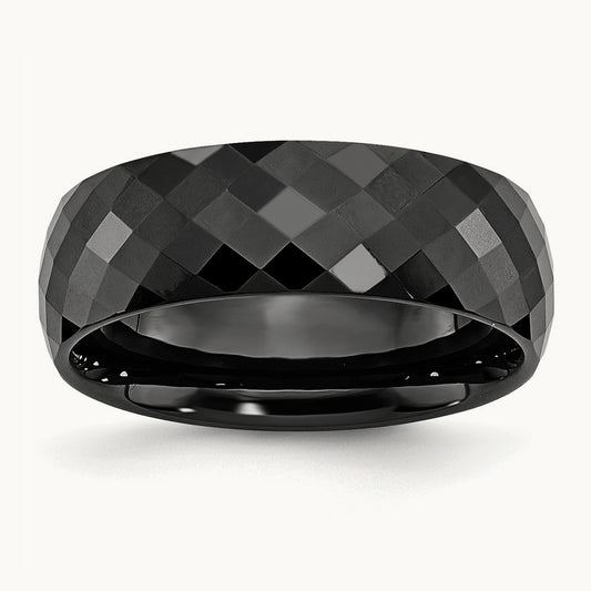 Faceted Polished Band — photo set