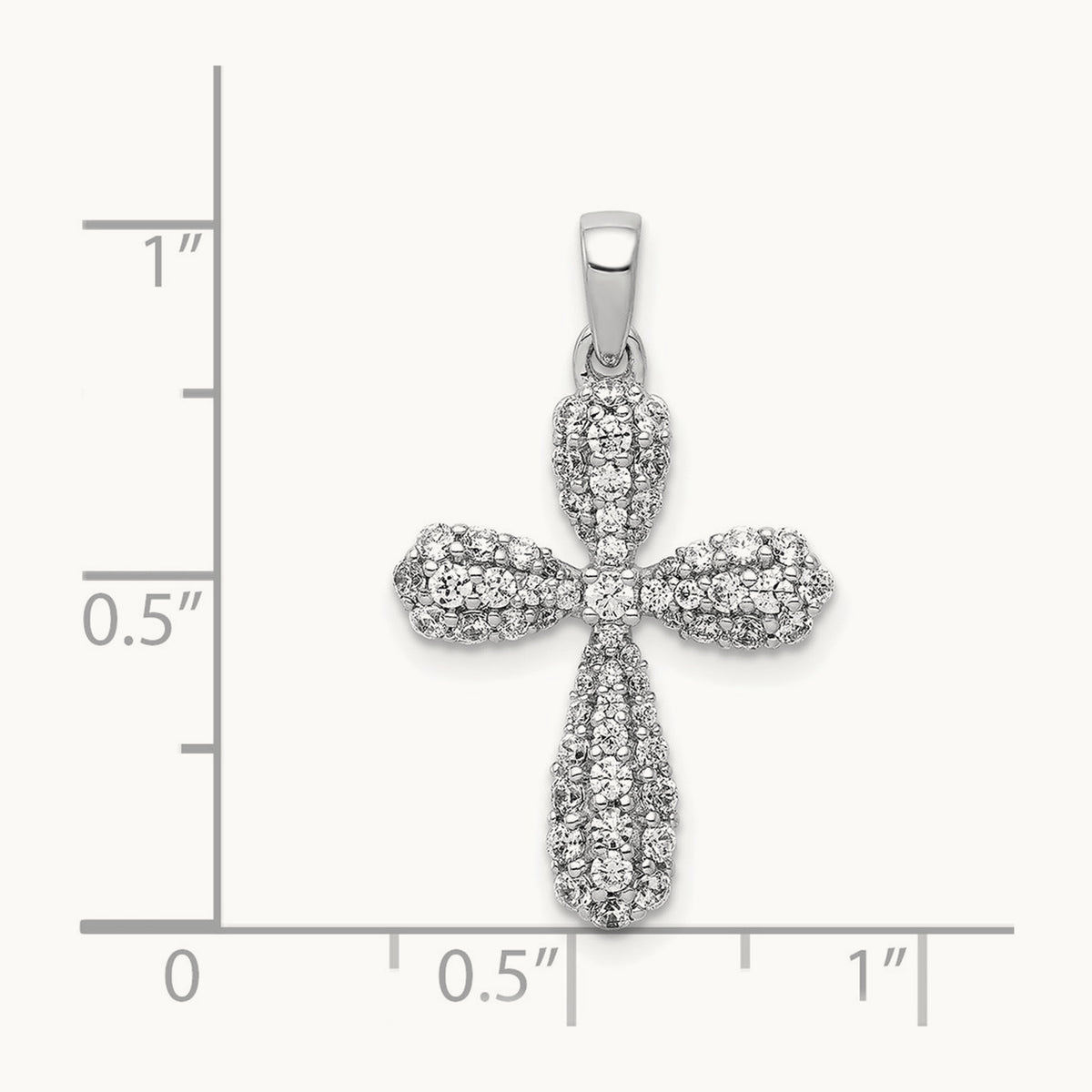 5/8ct. Diamond Cross Pendant — photo set