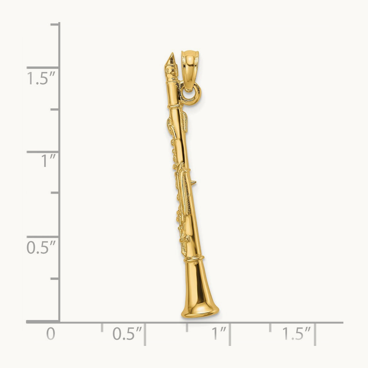 3-D Clarinet Charm — photo set