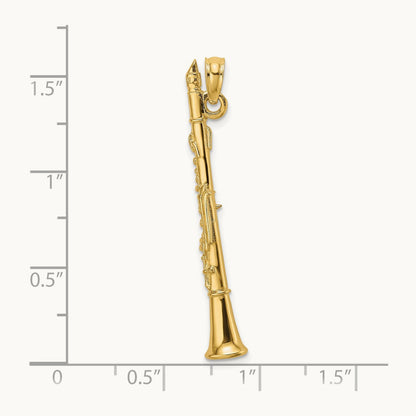 3-D Clarinet Charm — photo set