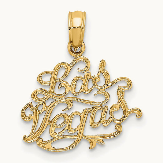 LAS VEGAS Charm, 14K