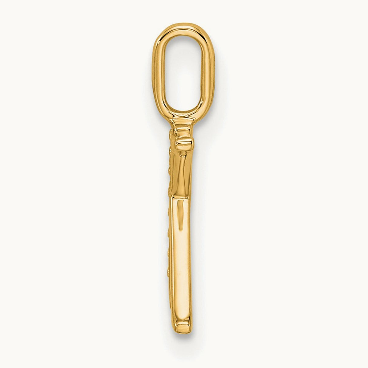 Diamond Letter K Initial Pendant, 14K