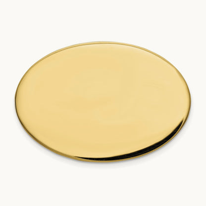 Men's Oval Tie Tac — 14K Yellow Gold