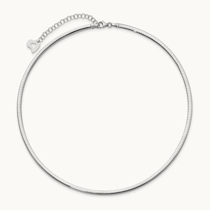 Lt Reversible Omega with extender Necklace — 16mm, 3mm