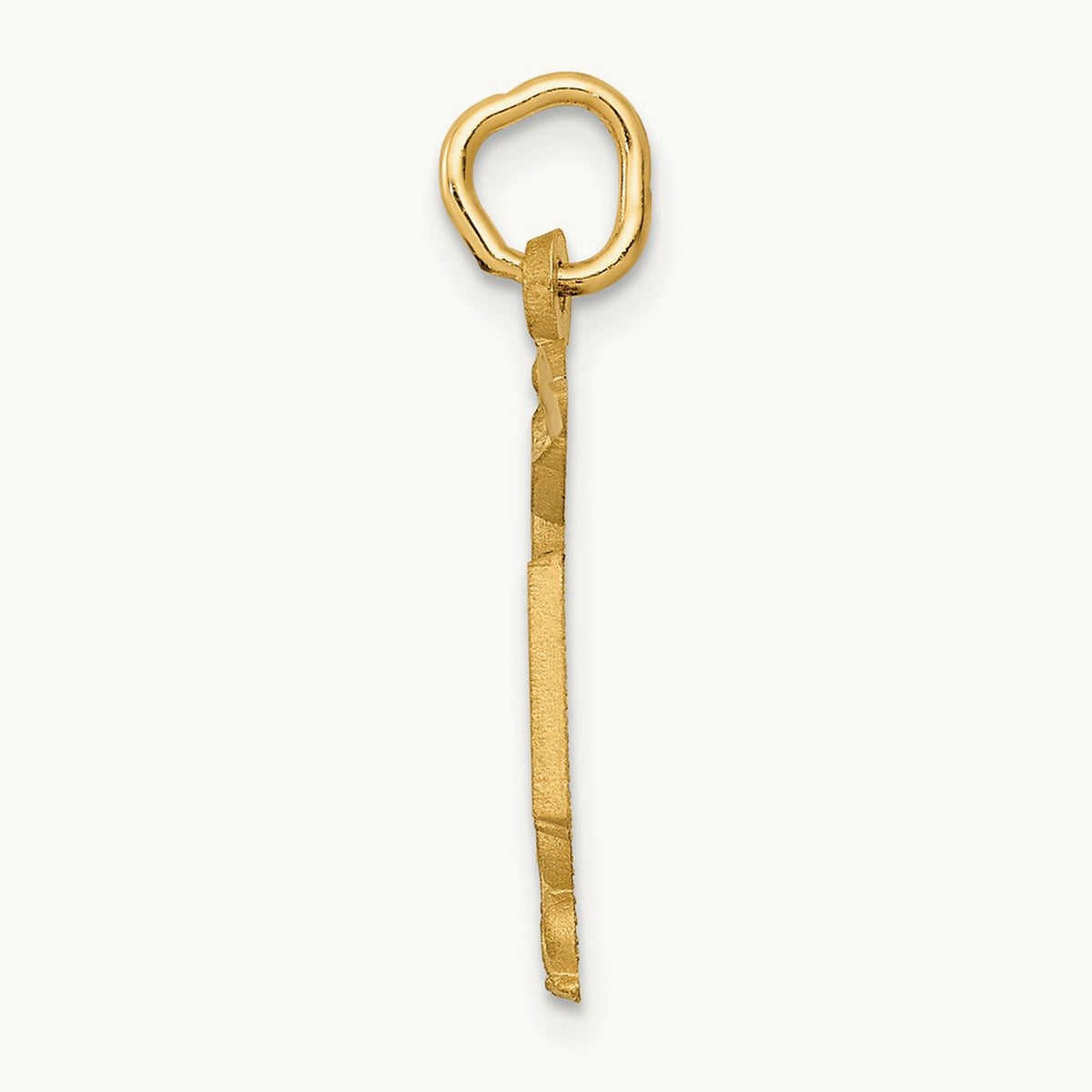 RN Nurse Charm — 14K Yellow Gold, 25mm