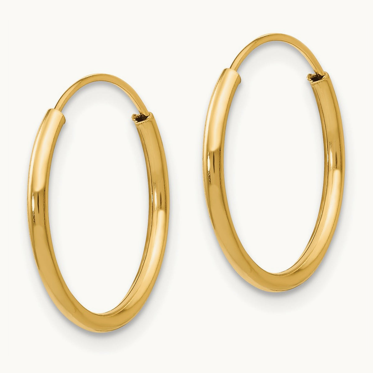 Madi K Endless Hoop Earrings, 14K