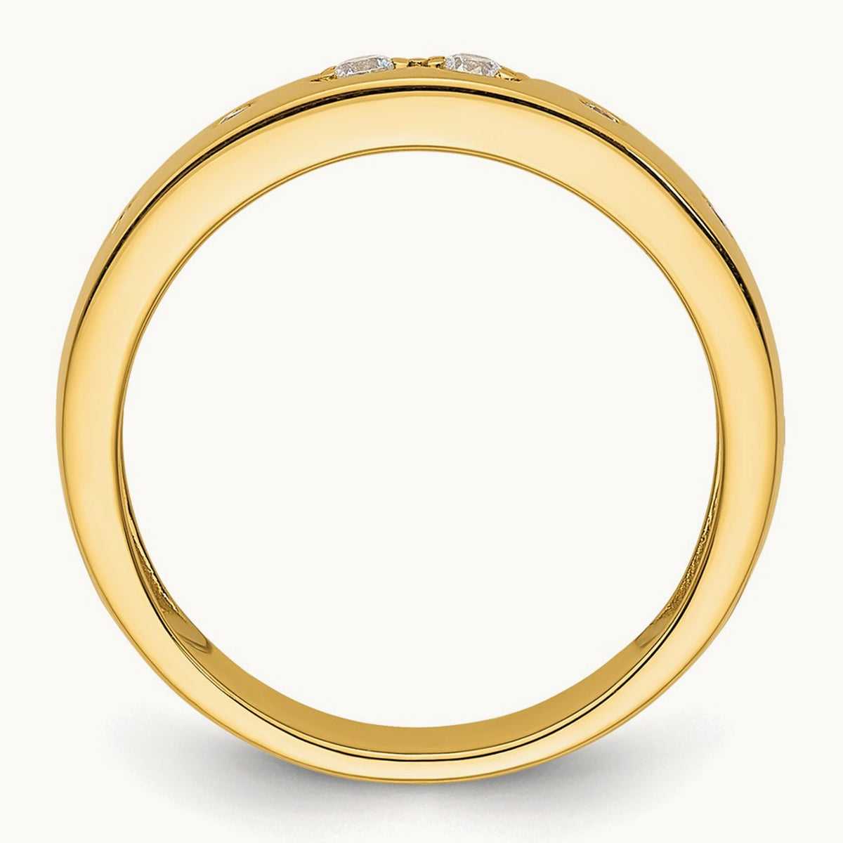 Infinity Diamond Womens Complete Wedding Band, 14K