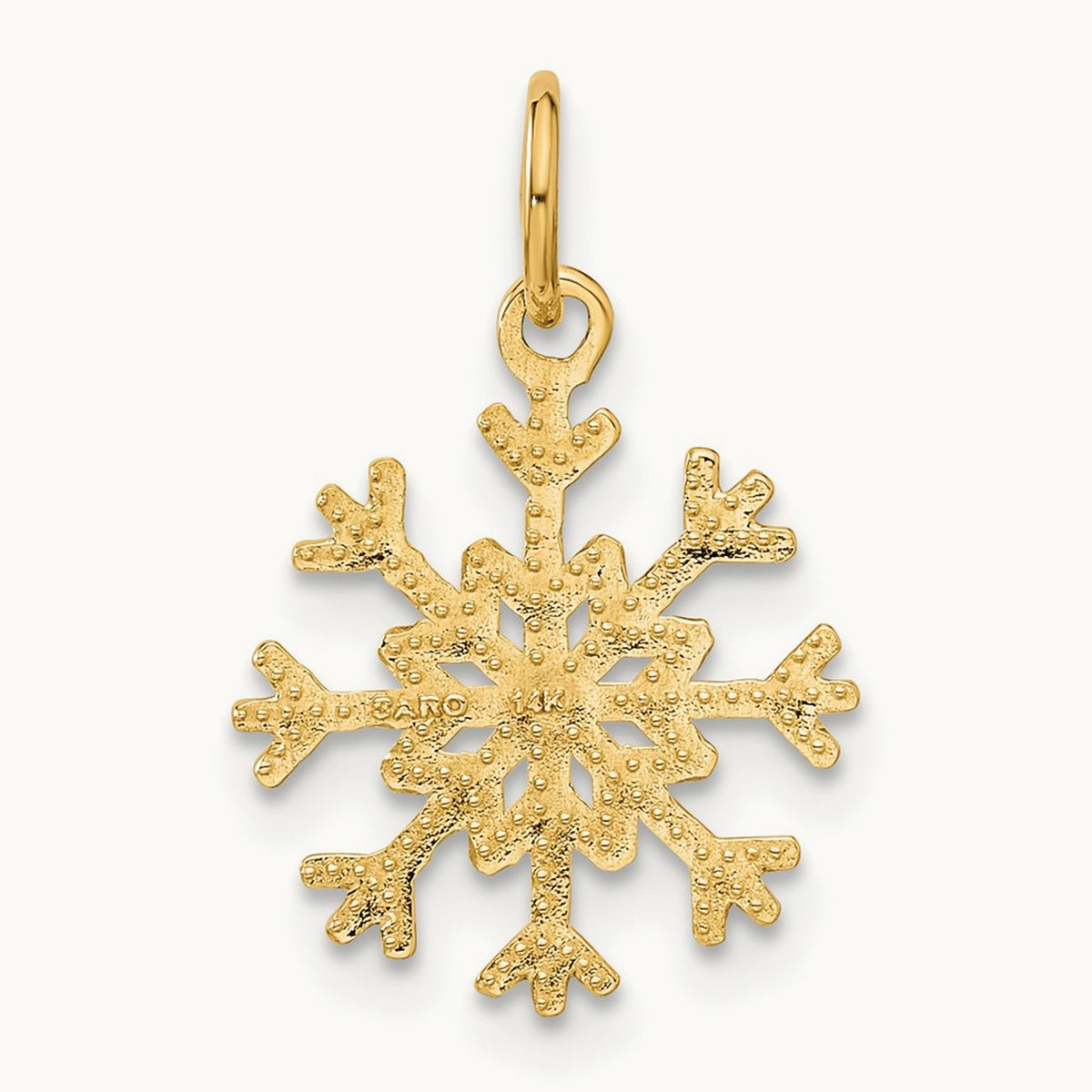 Snowflake Charm, 14K