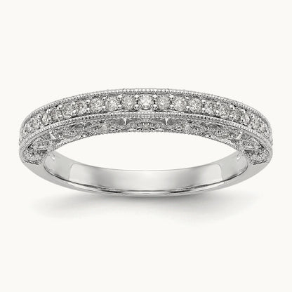 Diamond Band, 14K White Gold