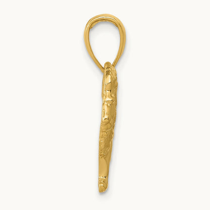 Lion Charm, 14K