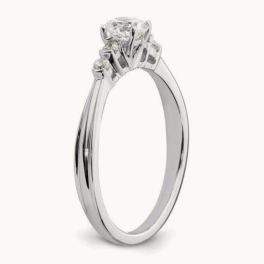 Petite Engagement Ring, 0.50 ct tw Lab-Grown Diamond