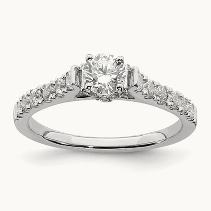 Petite Engagement Ring, 1.00 ct tw Lab-Grown Diamond