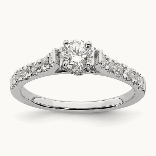 Petite Engagement Ring, 1.00 ct tw Lab-Grown Diamond