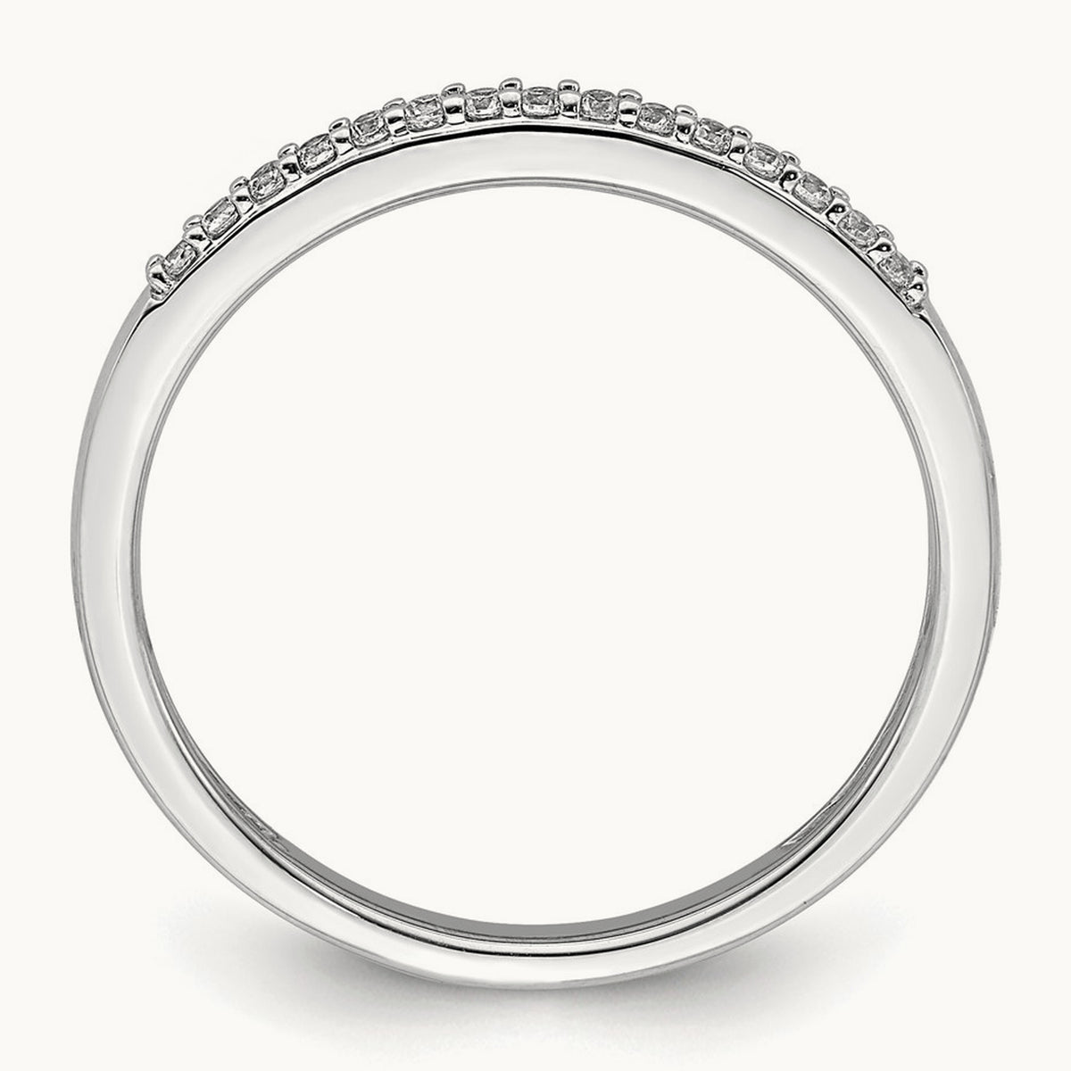 Diamond Band, 10K White Gold