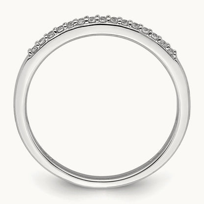 Diamond Band, 10K White Gold