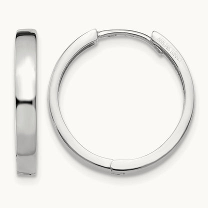 Hinged Earrings, 14K White Gold