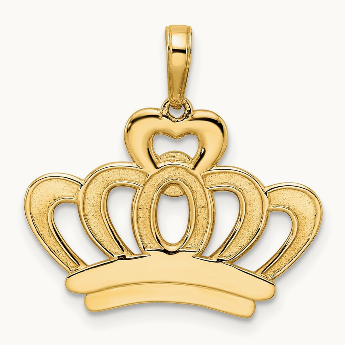 and Diamond-cut Crown Pendant — photo set