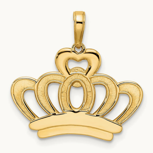and Diamond-cut Crown Pendant — photo set