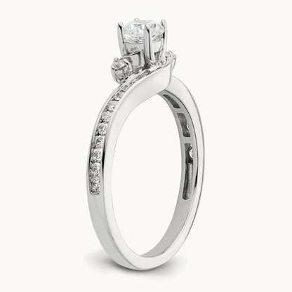 Semi-Mount Engagement Ring, 0.25 ct tw