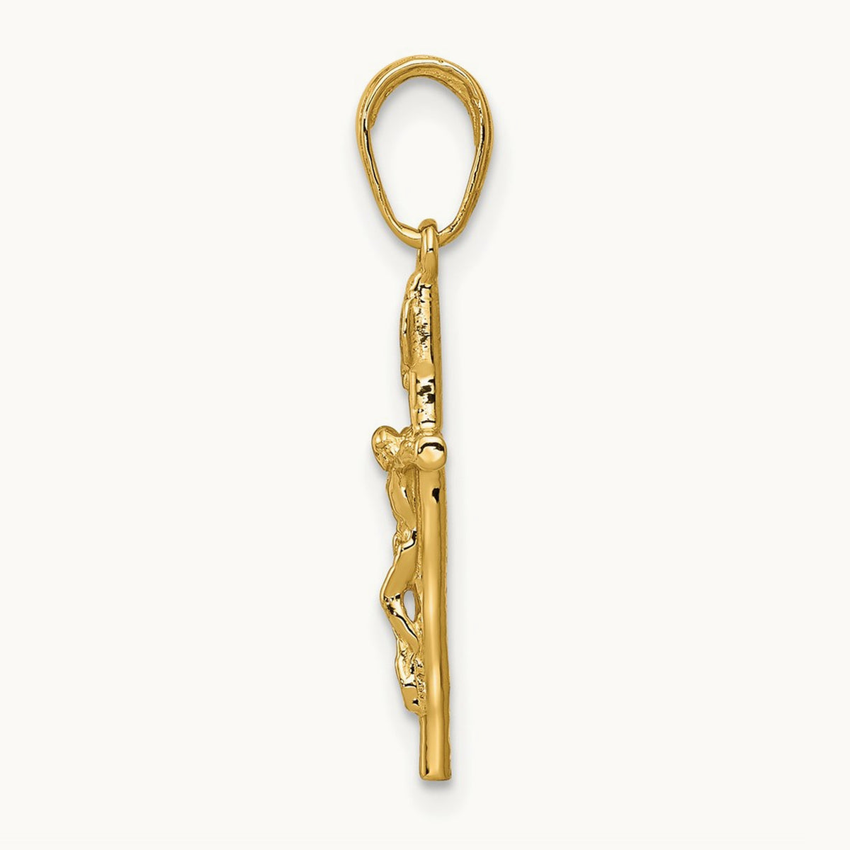 INRI Hollow Crucifix Pendant — photo set