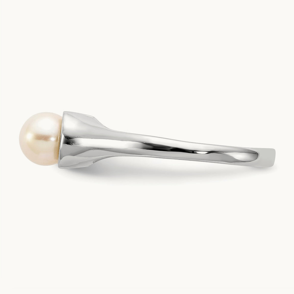 FW Cultured Pearl Ring, 5mm, 14K White Gold